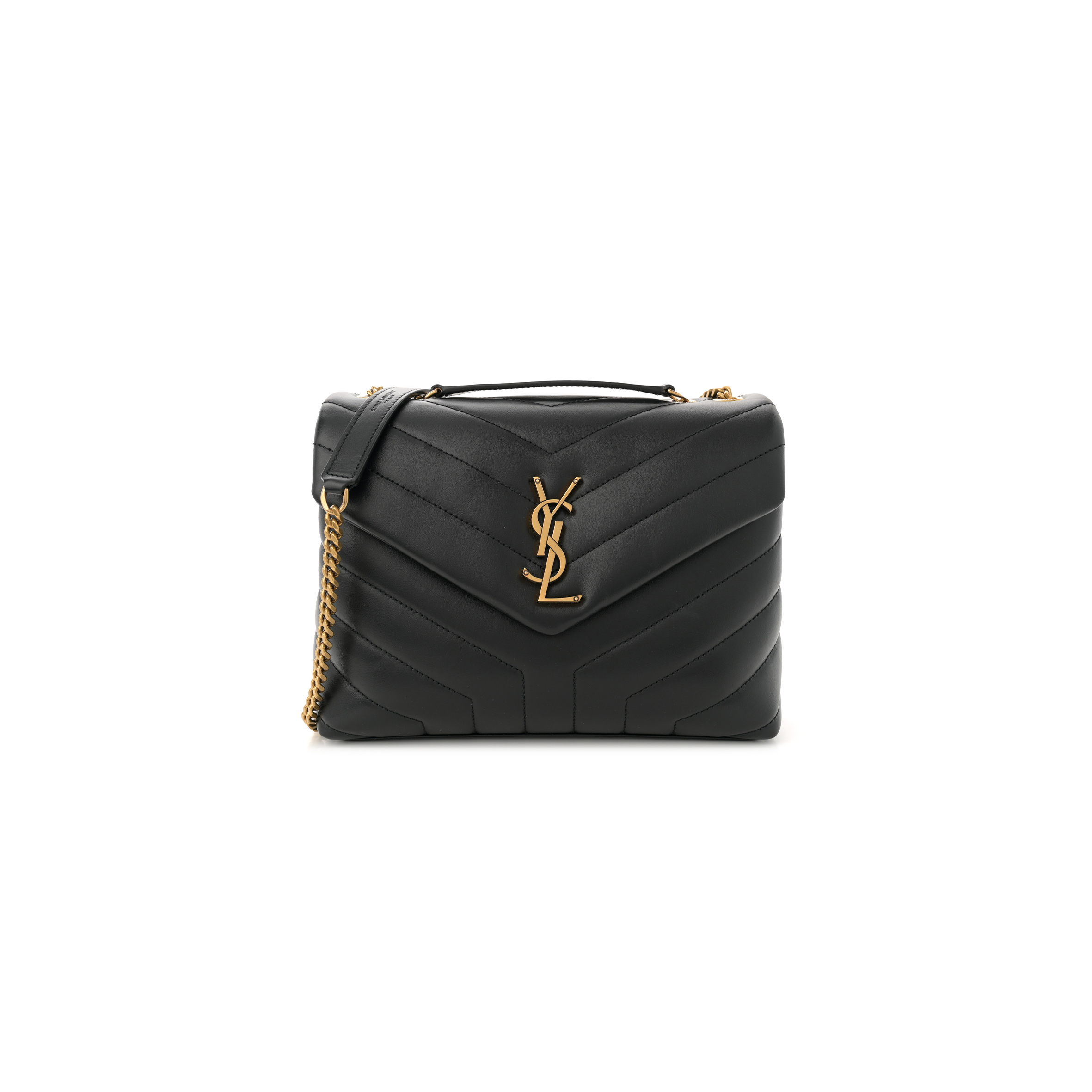 YSL LOULOU SMALL IN QUILTED LEATHER 494699DV7271000 (23*17*9cm)